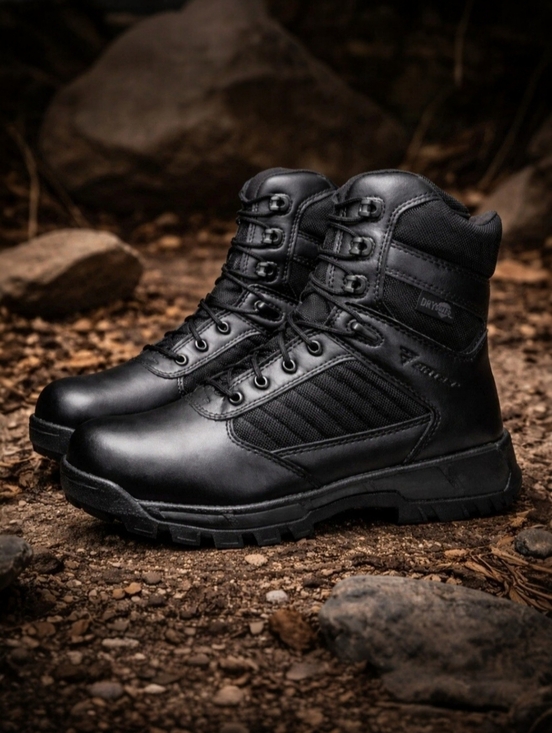 Bates Tactical Sport 2 Boots Mens 8.5 EW Black DryGuard Waterproof Side Zip Duty main image 7